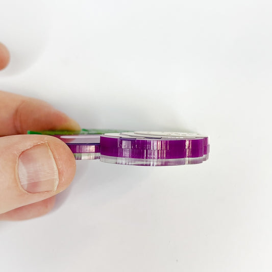 The Witches Garden - Eggplant Brooch