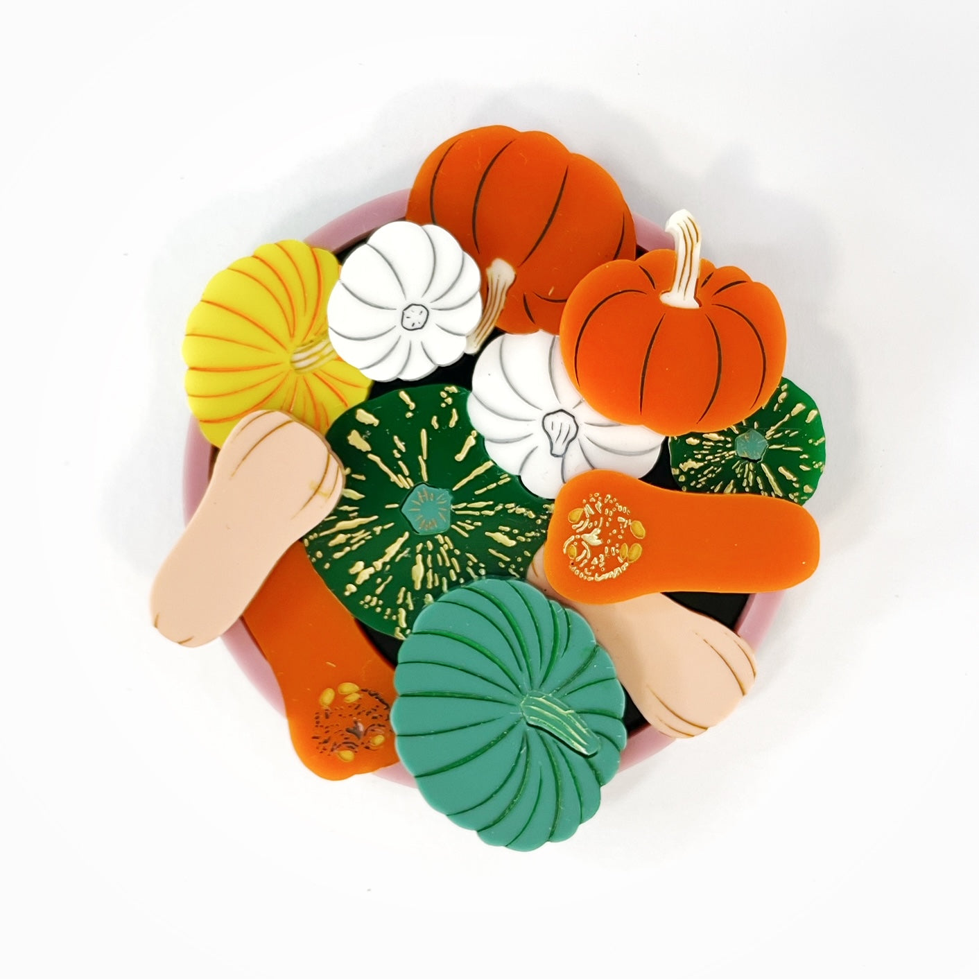 The Witches Garden - Pumpkin Brooch