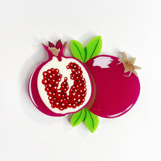 The Witches Garden - Pomegranate Brooch