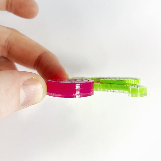 The Witches Garden - Beetroot Brooch